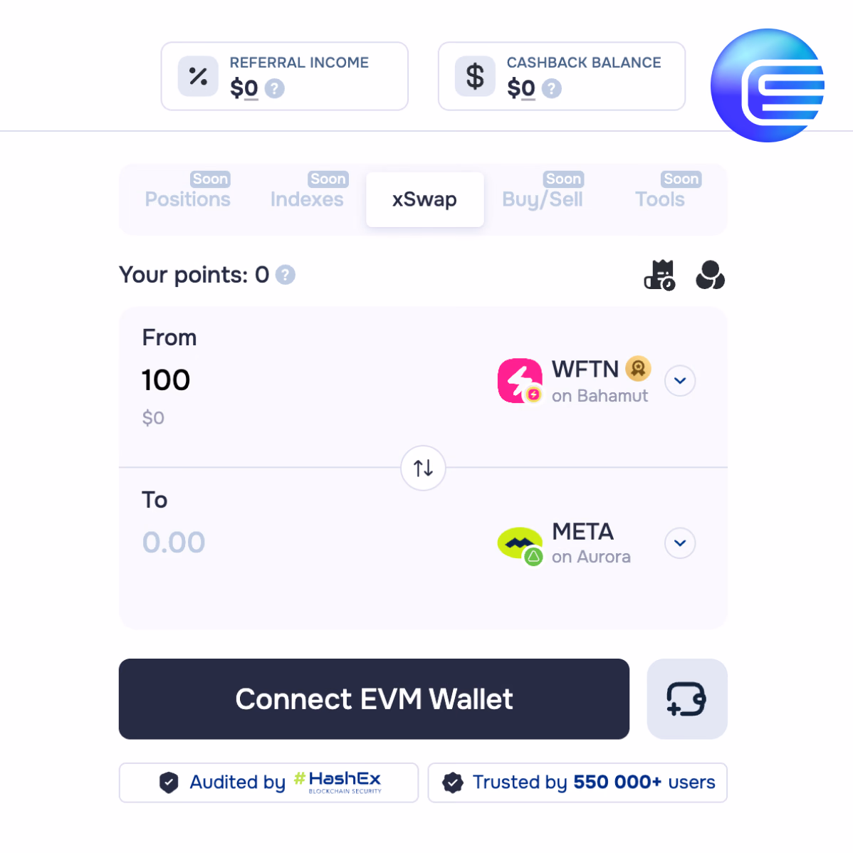 Chainspot project screenshot